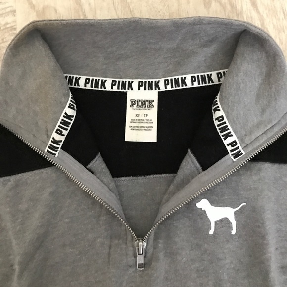 PINK Victoria’s Secret Quarter Zip Long Sleeve - Picture 3 of 5